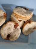 Muffins de banana con dulce de leche