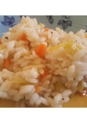 Foto di Risotto porri e carote