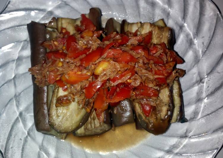 Resep masakan Terong kukus sambal ebi | Bahan Membuat Terong kukus sambal ebi Yang Lezat Sekali