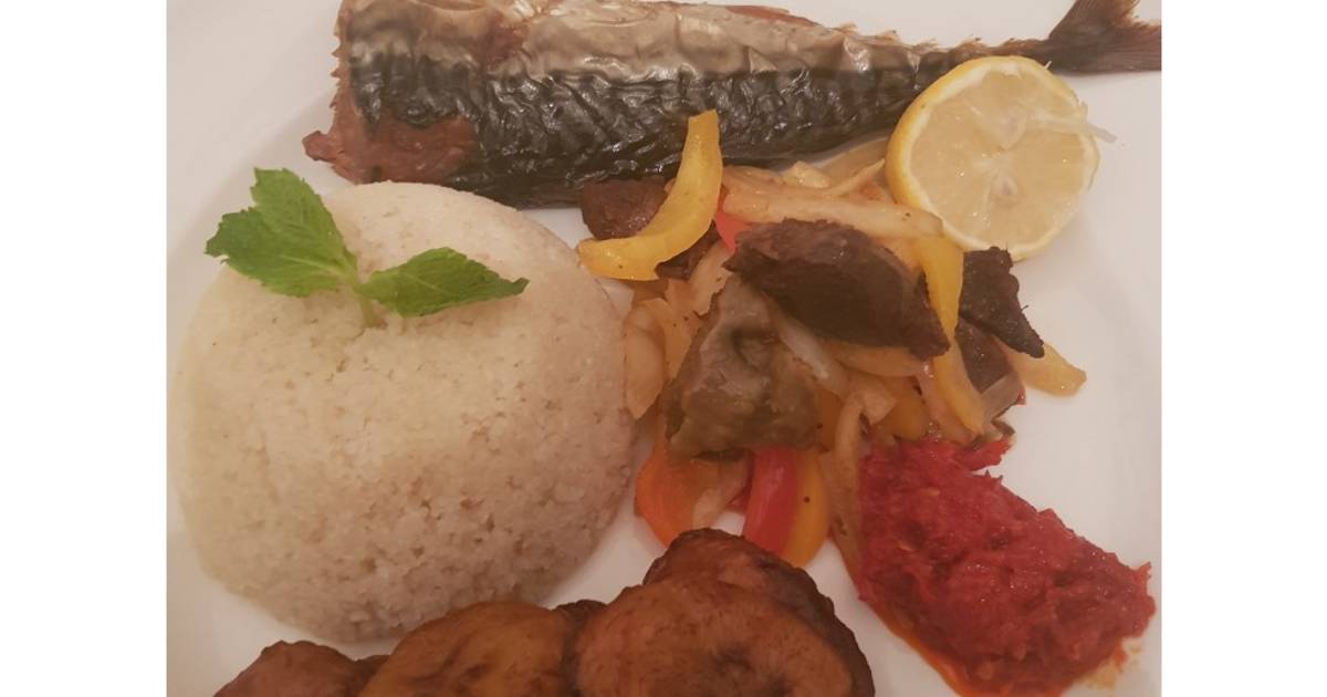 Attieke (cassava couscous) girki daga Maman jaafar(khairan) Cookpad