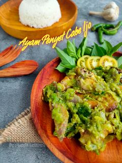 Foto resep Ayam Penyet Cabe Ijo