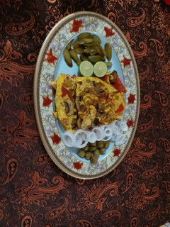 عکسی از دستور املت قارچ و گوجه