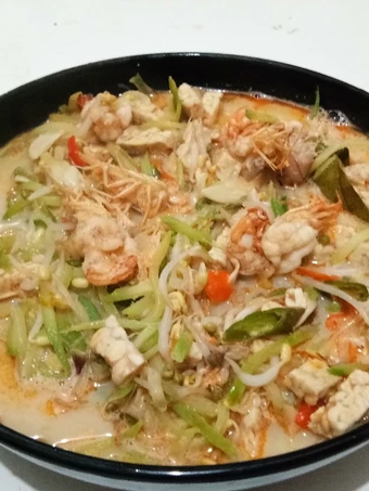 Langkah Mudah untuk Membuat Resep Tumis santan labu siam udang tempe cambah yang Lezat Anti Ribet, Bisa Manjain Lidah