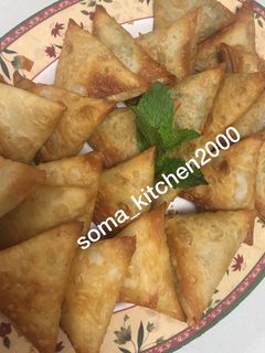 صورة لوصفة سنبوسه بحشوات مختلفة