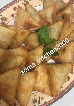 صورة لوصفة سنبوسه بحشوات مختلفة