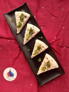 A picture of Fasting Dhokla.