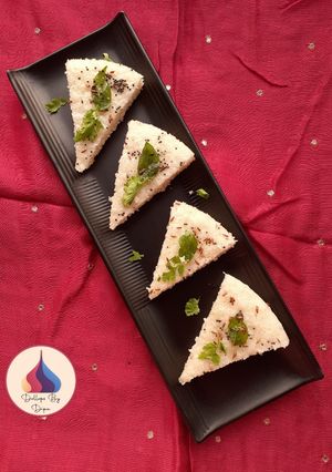 A picture of Fasting Dhokla.