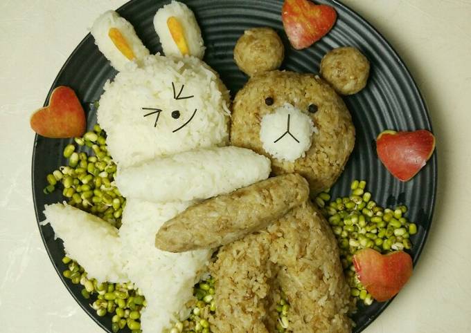 Emoji - Bunny and Teddy