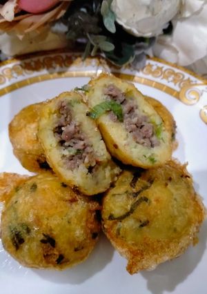 Foto resep Perkedel kentang isi daging