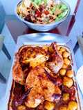 Pollo con Piña al horno