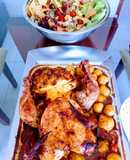 Pollo con Piña al horno