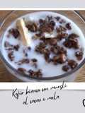 Kefir bianco con muesli al cacao e mela 🍎