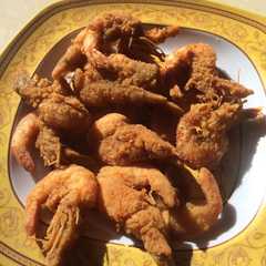 A picture of Udang Crispy tipis tipis.