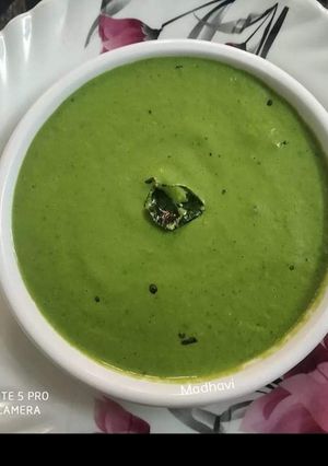 A picture of Spinach Tambli/thambuli.