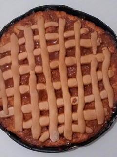 Una foto de Pasta frola de dulce de leche