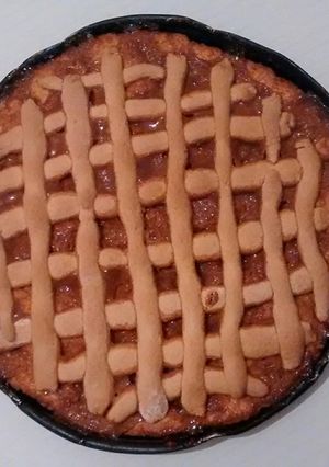 Una foto de Pasta frola de dulce de leche