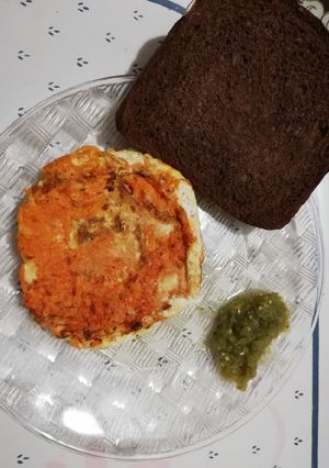 Una foto de Tortilla de zanahoria