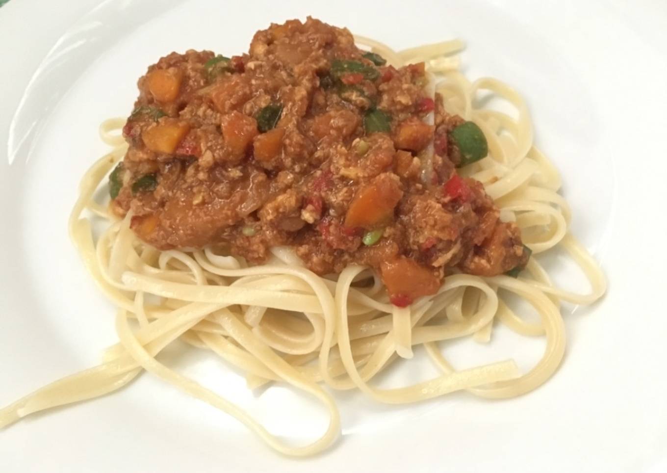 Spaghetti saus homemade sehat enak bgt 🤗