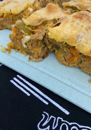 Una foto de Torta de atún colorida 😊