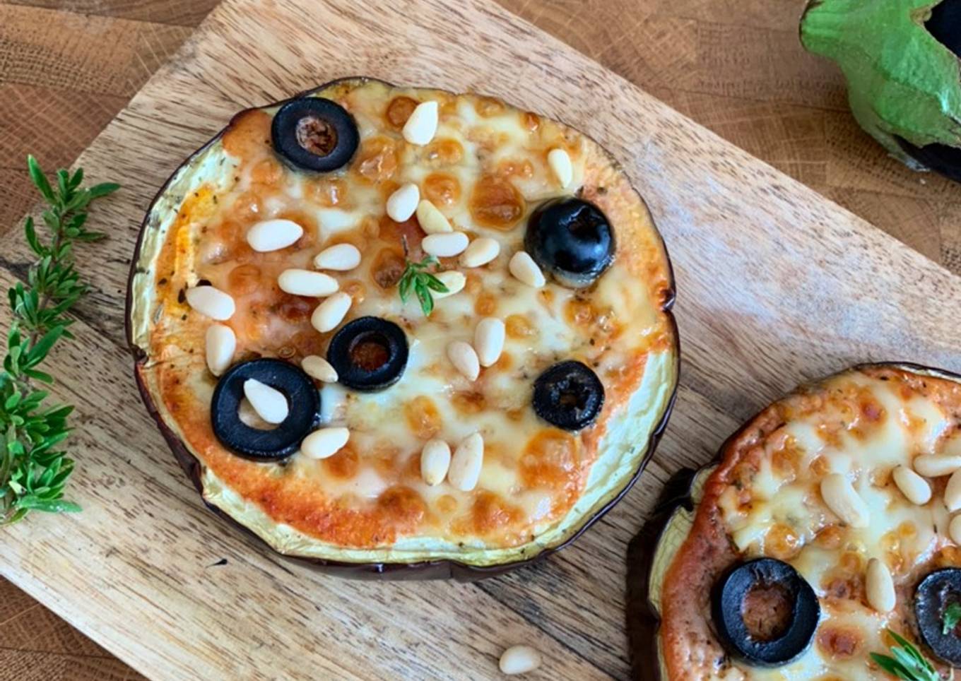 ☆Mini Pizzas Aubergines☆