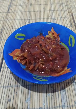 Foto resep Jukkumi Bokkeum aka Gurita Pedas Korea