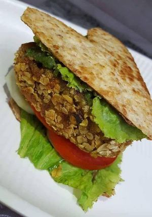A picture of Oats tikki.
