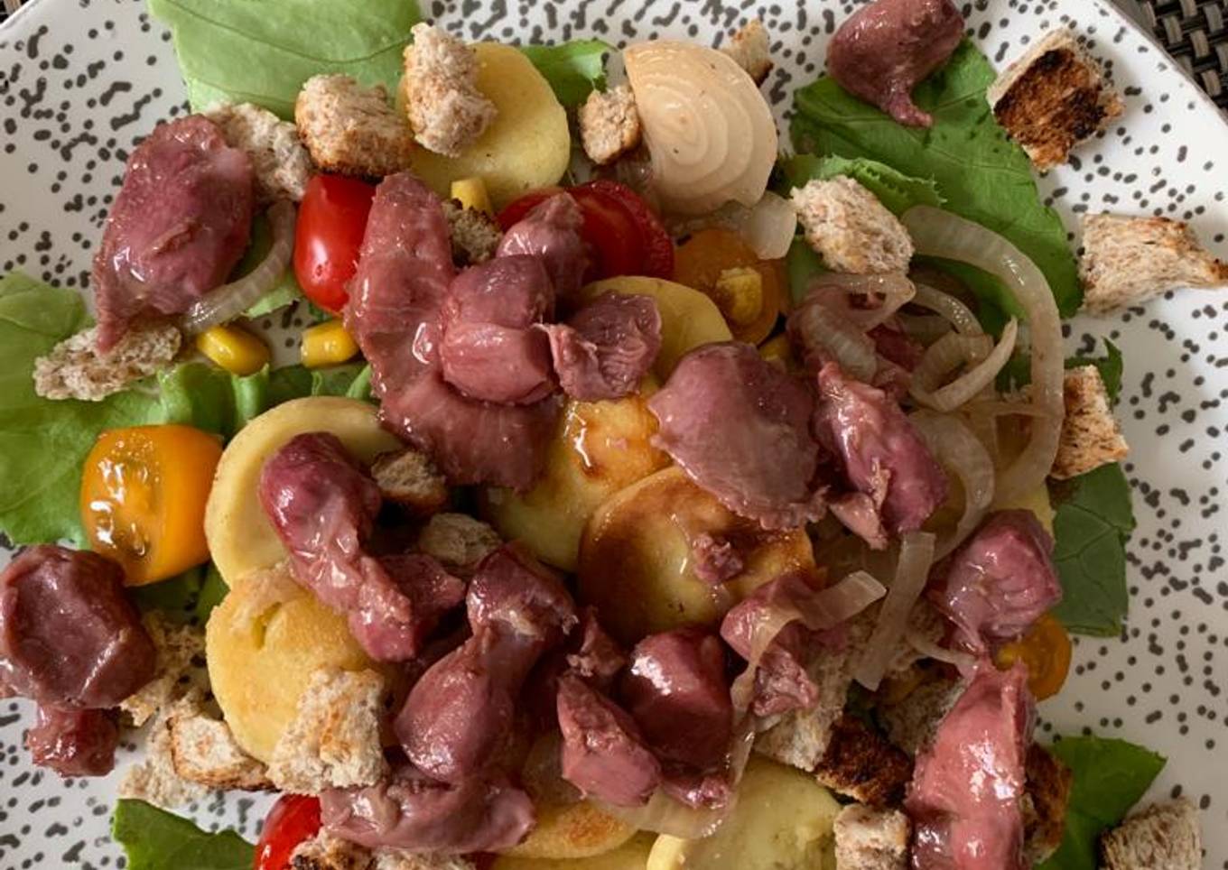 Salade Quenelles Gésiers