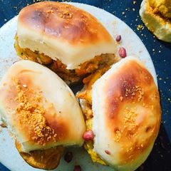 A picture of Vada Pav.