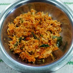 A picture of Potato Khichdi for Navratri Fasting.