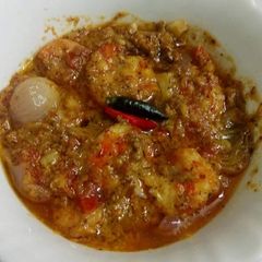 A picture of Goan prawn.