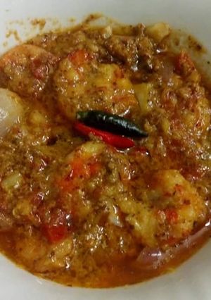 A picture of Goan prawn.