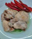 Мясо филе куриного бедра запечённое в духовке