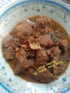 Foto resep Lapis Daging Simple