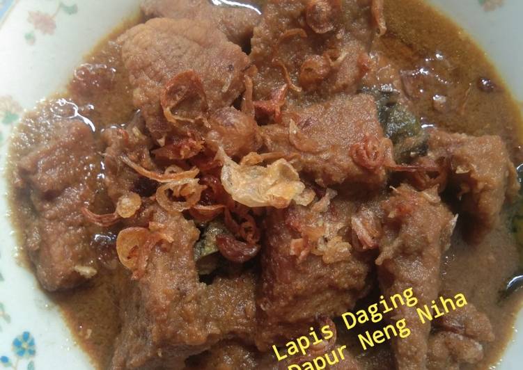 Lapis Daging Simple