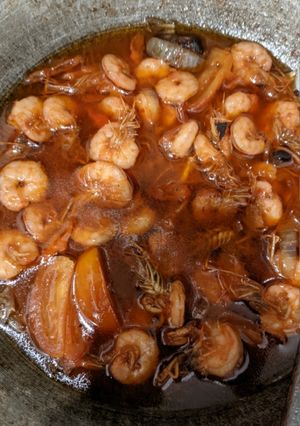 Foto resep Udang Asam Pedas