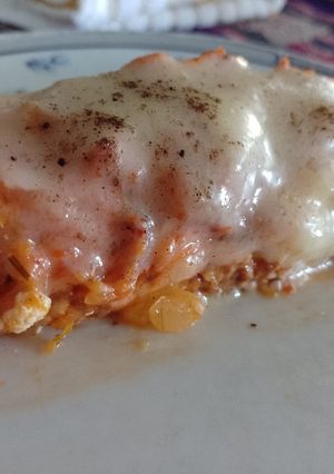 Una foto de Canelones de calabacín y ricota