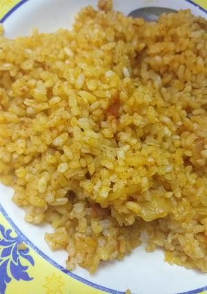 صورة لوصفة طريقه عمل رز الصياديه