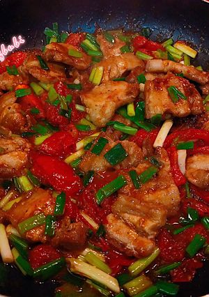 Hình của món Thịt Ba Chỉ Sốt Cà Chua 🍅.