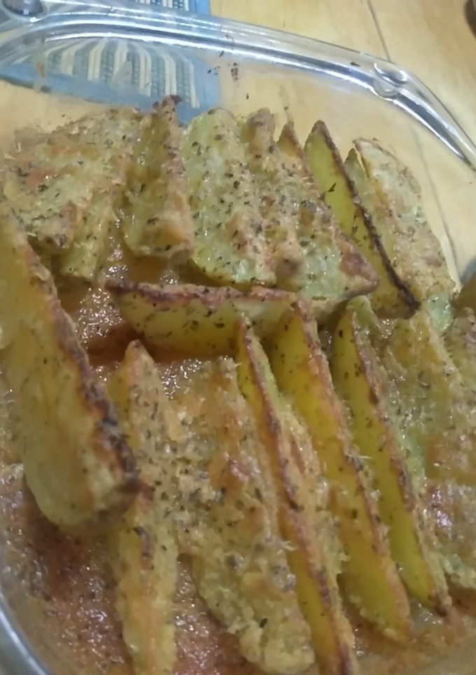 Una foto de Patatas con Parmesano, al horno