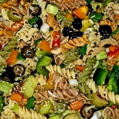 A picture of Mike's Chilly Springtime Greek Inspired Garden Salad.