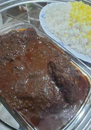 عکسی از دستور فسنجون با گوشت مرغ🤗