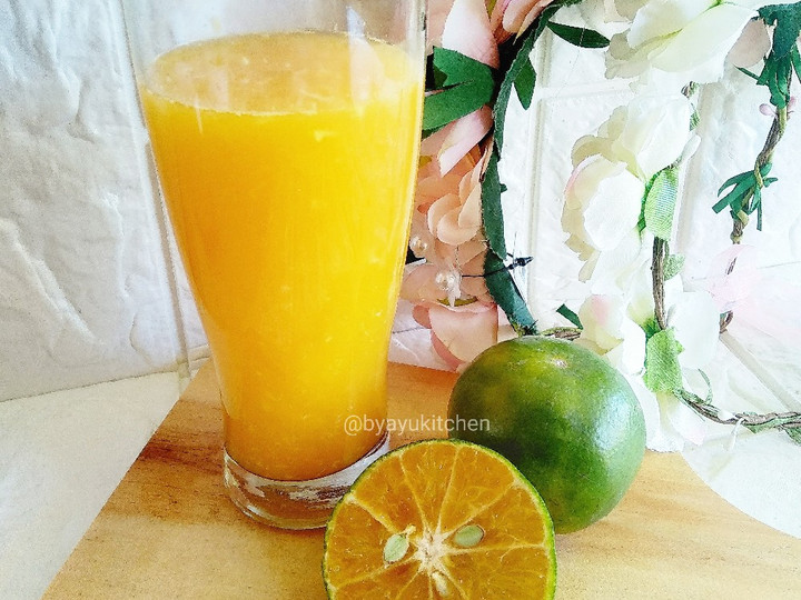 Resep: Jus Jeruk Peras Yang Sederhana
