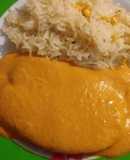 Filete de pescado en pipián