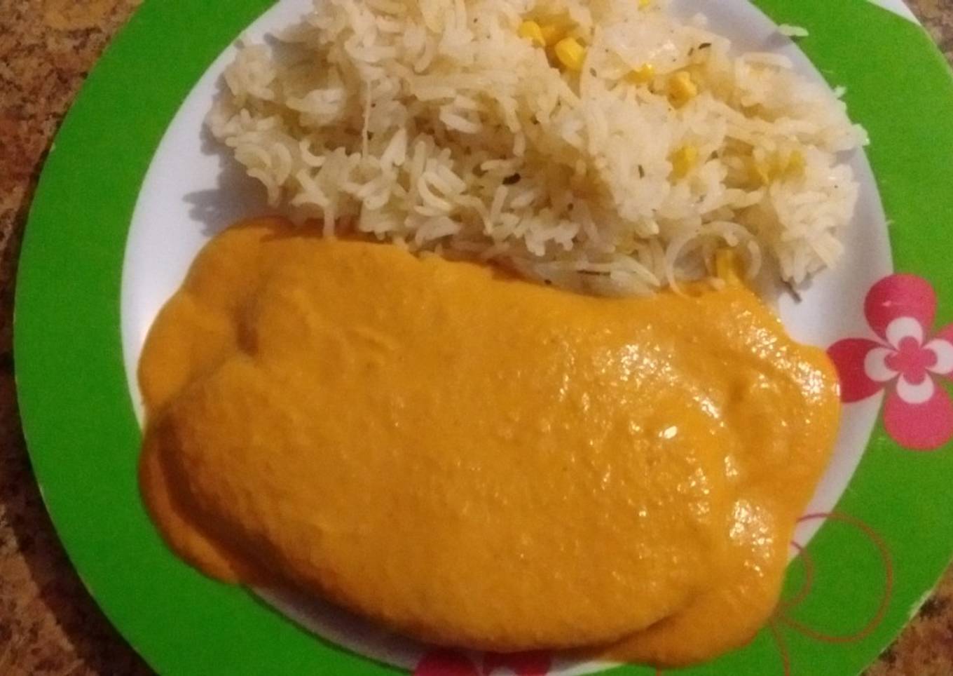 Filete de pescado en pipián