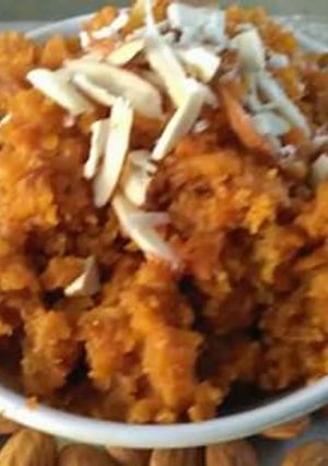 A picture of Gajar Halwa.