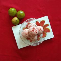 A picture of Guava icecream.