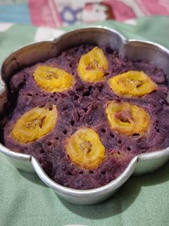 Foto resep Snack MPASI 15mo - Bolu Pisang Ubi Ungu