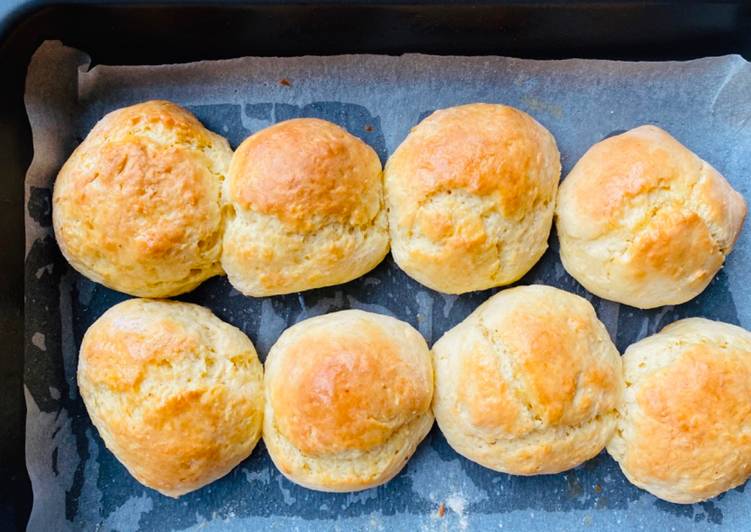 Simple Way to Prepare Super Quick Homemade Easy no yeast buns