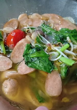 Foto resep Cah Sosis sayur