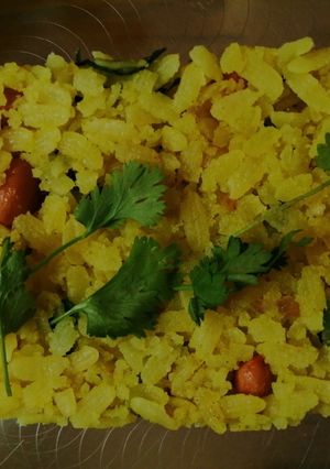 A picture of Poha upma.